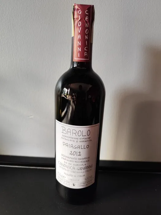 2012 Giovanni Canonica, Paiagallo - Barolo - 1 Bottle (0.75L)