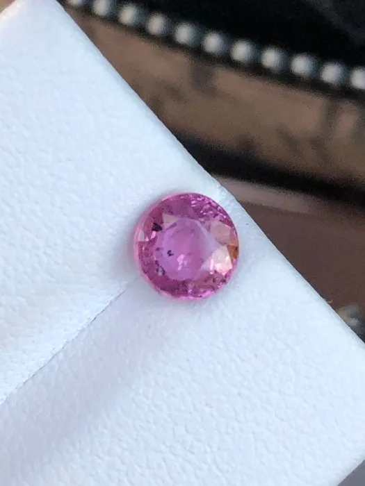 1 pcs Pink Sapphire - 1.06 ct - International Colored Gemstone Association (ICA GemLab)