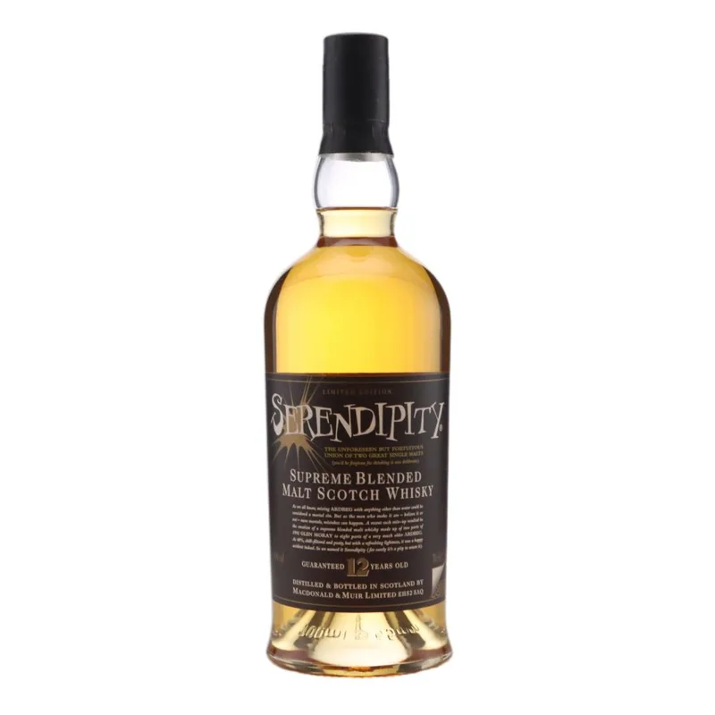 Serendipity 12 Year Old: Ardbeg & Glen Moray Blended Malt (70cl, 40.00%)