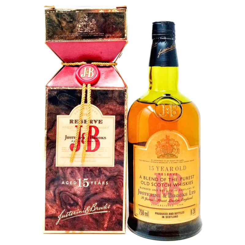 J&B Reserve 15 Year Old Blended Scotch Whisky (75cl, 40%)