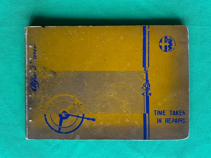 Manual - Alfa Romeo - Time taken in Repairs - see description for models - 1961
