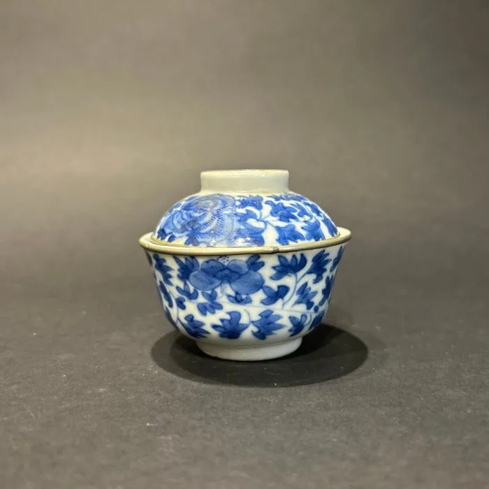Cup and saucer - Porcelain - Bleu de Hue teacup