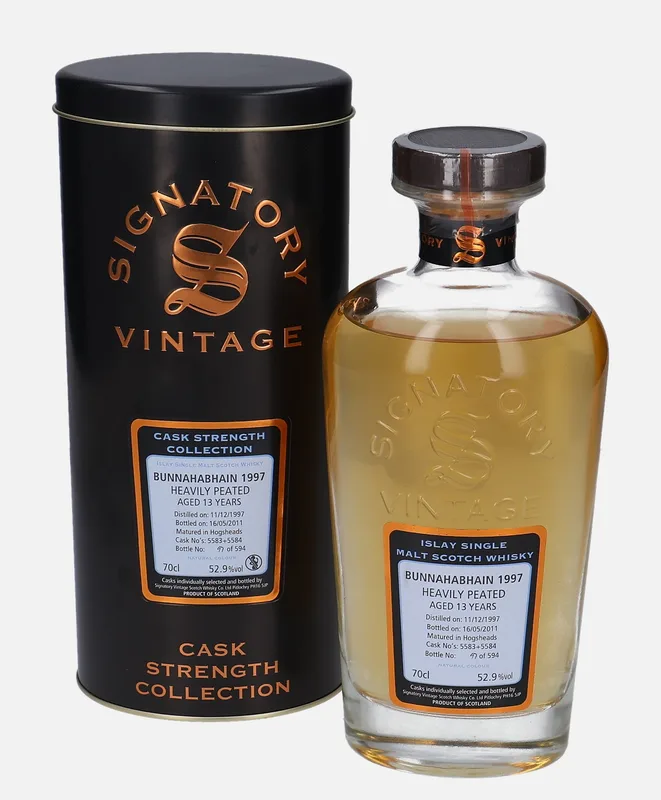 Bunnahabhain – 1997 13 Year Old Signatory Vintage Scotch Whisky Co. Cask Strength Collection