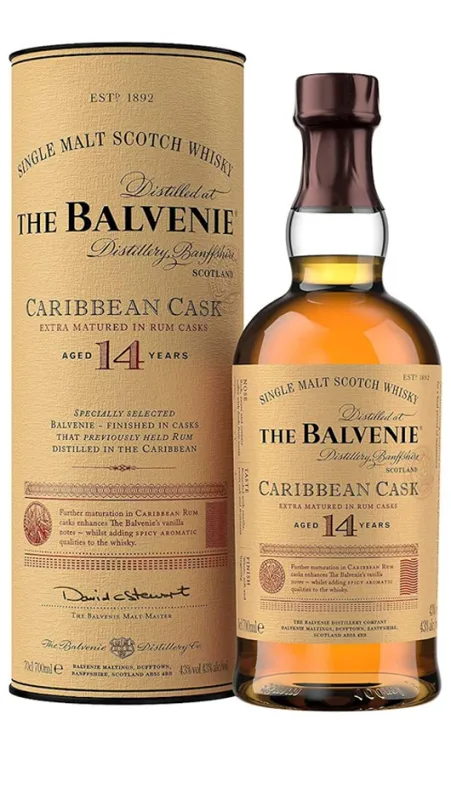 The Balvenie – 14 Year Old Caribbean Cask (70cl)