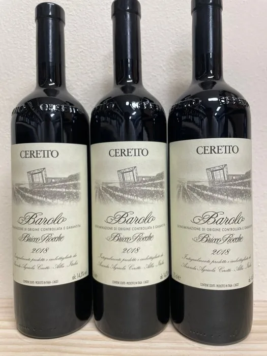 2018 Ceretto, Bricco Rocche - Barolo - 3 Bottles (0.75L)