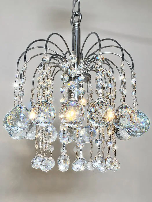 Swarovski - Ceiling lamp - Crystal, Gold leaf
