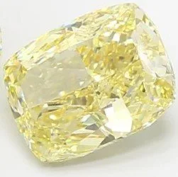 1 pcs Diamond (Fancy coloured lab-grown diamond) - 5.53 ct - Cushion - Fancy intense Yellow - VS1 - International Gemological Institute (IGI)
