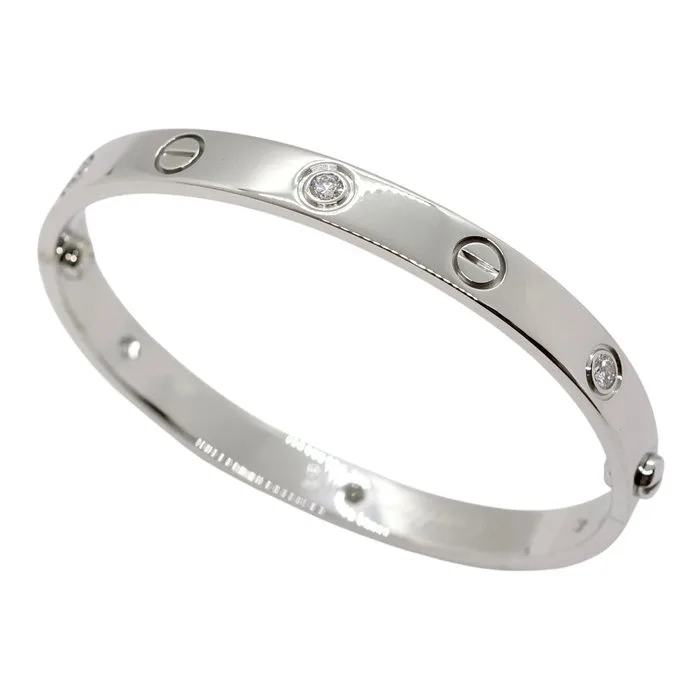 Cartier - Bracelet - Love - 18 kt. White gold - 6 Diamonds