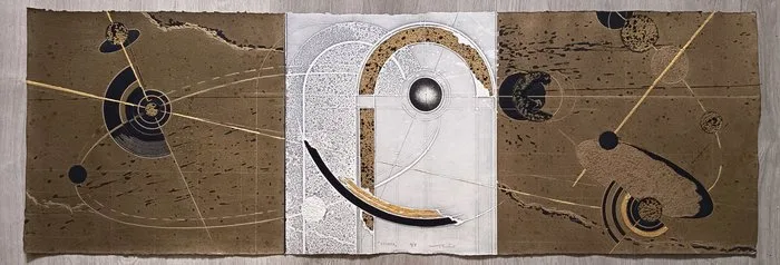 Walter Valentini (1928) - Solare - cm 50 x 150