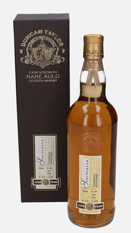 Springbank – 1967 38 Year Old Duncan Taylor Rare Auld (70cl, 41.3%)
