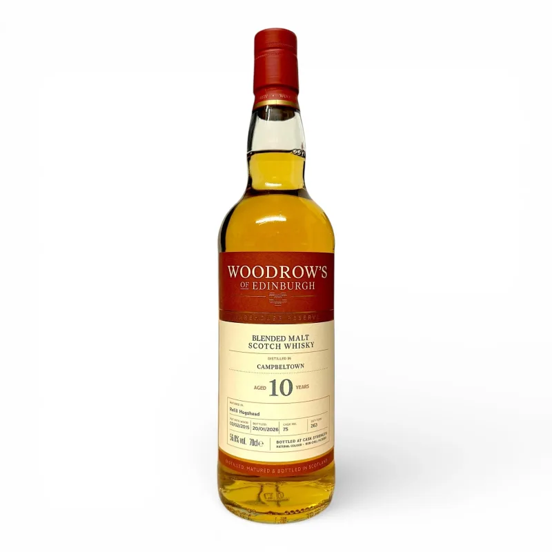 Campbeltown Blended Malt 10 Year Old Woodrow's of Edinburgh (Springbank & Glen Scotia) Cask Strength (70cl, 76%)