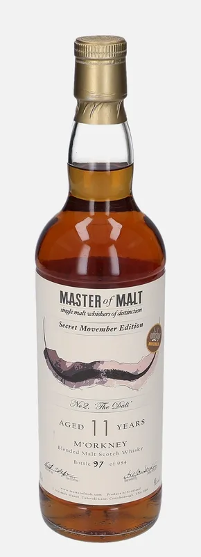 M'Orkney – 11 Year Old Master of Malt No 2. The Dali