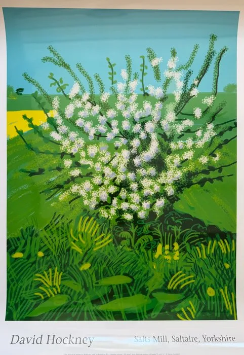 David Hockney - The Arrival of Spring in Woldgate, East Yorkshire in 2011 copyright David Hockney, Printed in UK