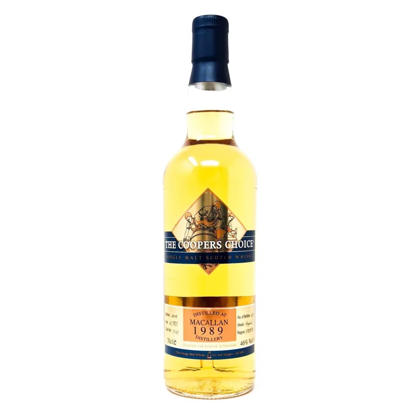 Macallan – 1989 Coopers Choice Single Malt Scotch Whisky (70cl, 46%)