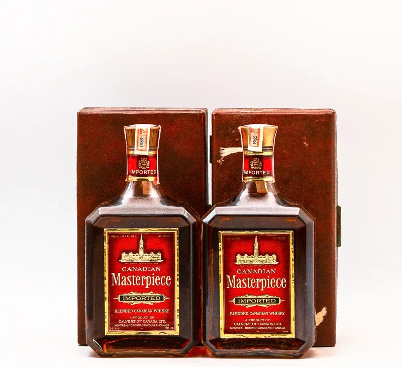 Calvert Canadian Masterpiece Canadian Blended Whisky - Distilled 1965