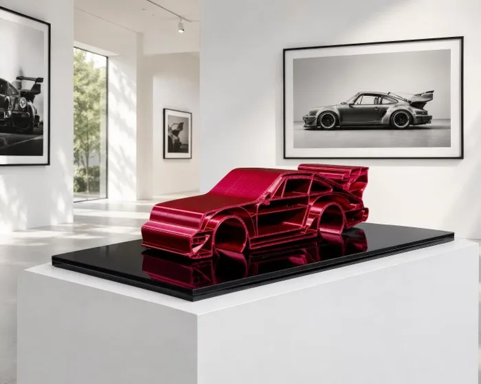 Porsche 911 RWB - 1/12 Scale - XXL Car Sculpture - 02/30 PCS - New Item - Legends Cars - By Automobilia Art - Art Sculpture - 2025
