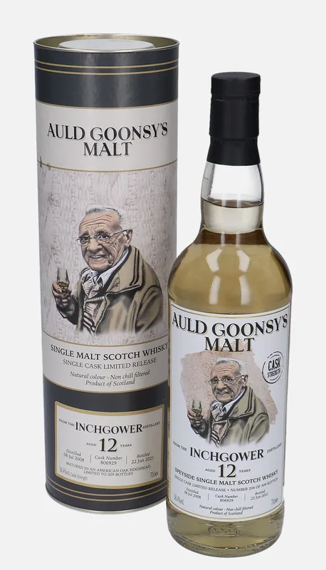 Inchgower – 2008 12 Year Old Global Whisky Auld Goonsy's Malt