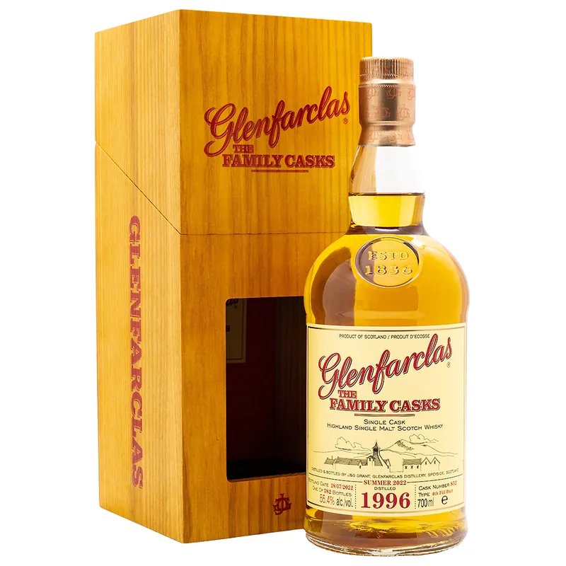 Glenfarclas – Family Casks 1996 Summer 2022 Cask 852 (70cl, 55.4%)