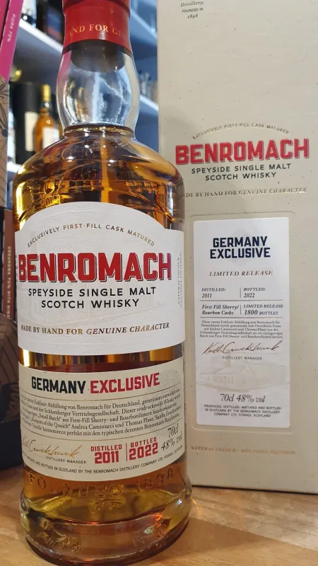 Benromach – 2011 Germany Exclusive Batch 2 2022 (70cl, 48%)