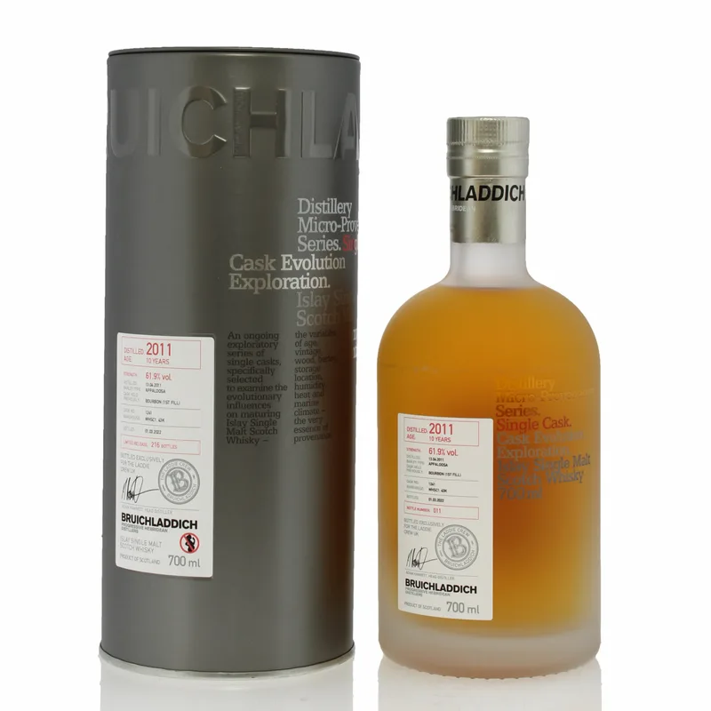 Bruichladdich 2011 10 Year Old Single Cask #1241 Micro Provenance - Laddie Crew UK