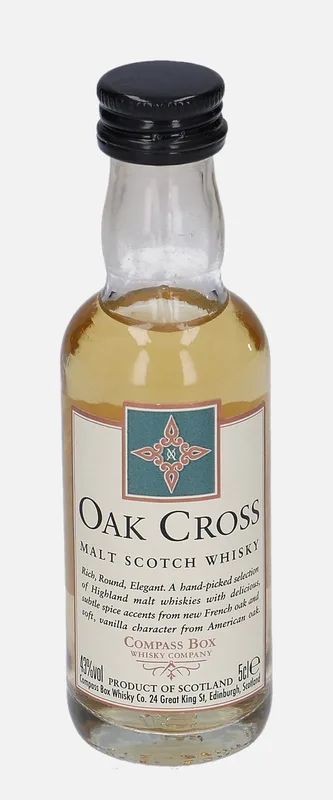 Compass Box Whisky – Oak Cross (5cl, 43%)