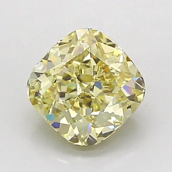 1 pcs Diamond (Natural coloured) - 1.04 ct - Cushion - Fancy Brownish Yellow - VS2 - Gemological Institute of America (GIA)
