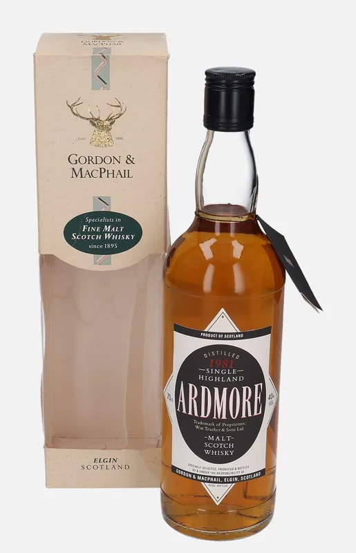 Ardmore – 1981 Gordon & MacPhail Distillery Labels