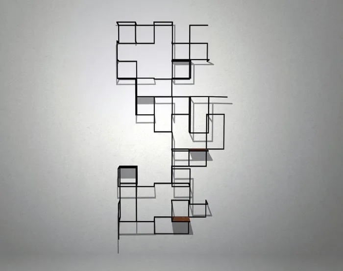 Studio Anelo1997 - Bookcase - aMilano - 0225 - Steel - Functional Art