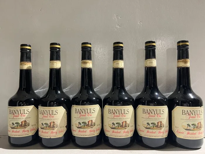 1994 Cellier des Templiers, Cuvée Président Henry Vidal Banyuls Grand Cru - Languedoc-Roussillon Grand Cru - 6 Bottles (0.75L)