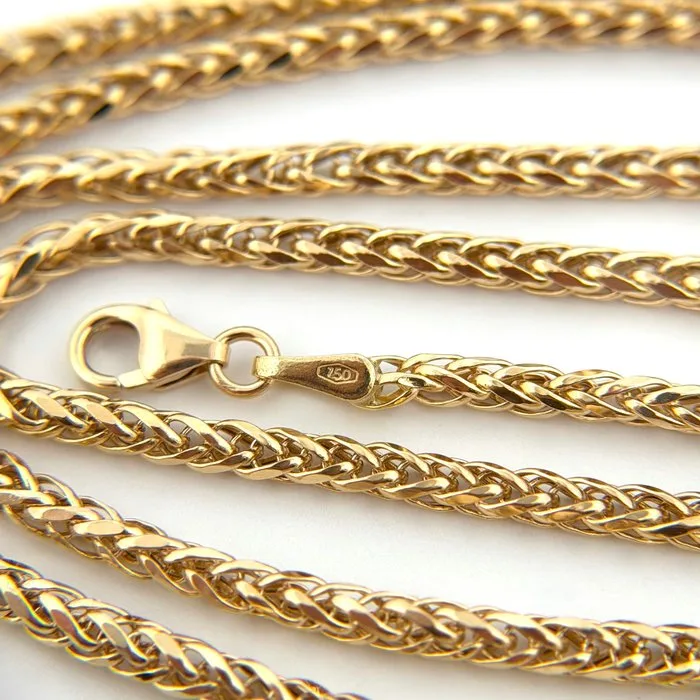 Necklace - 18 kt. Yellow gold - Spiga - 50 cm