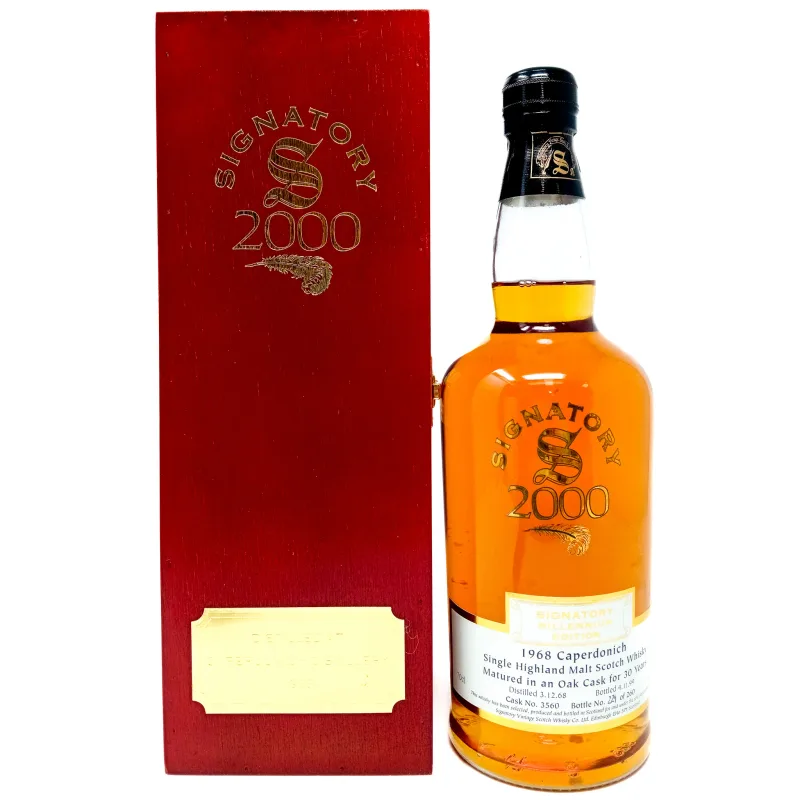 Caperdonich – 1968 30 Year Old Signatory Vintage Millennium Edition Single Malt Scotch Whisky