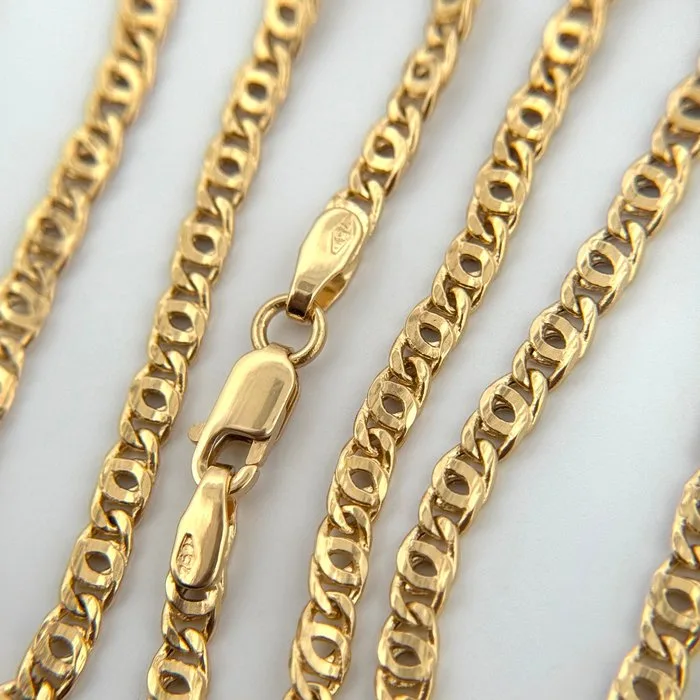 Necklace - 18 kt. Yellow gold - Made in Italy - 50 cm