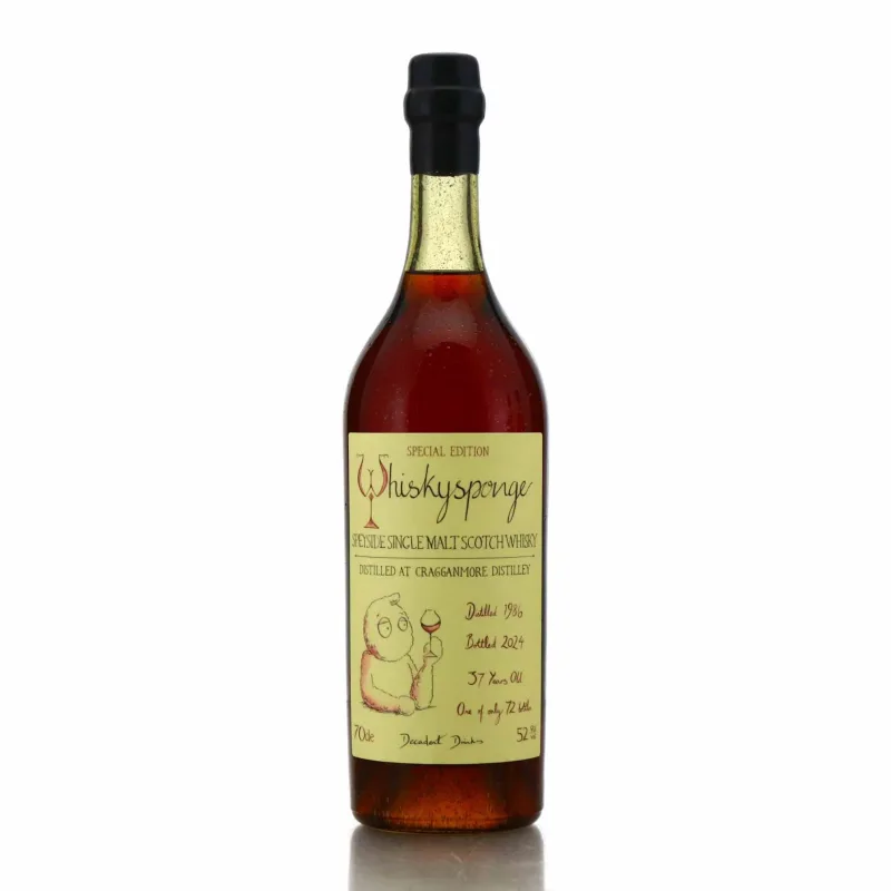 Cragganmore – 37 Year Old 1986 Whisky Sponge Special Edition Bourbon & Port Finish (2024)