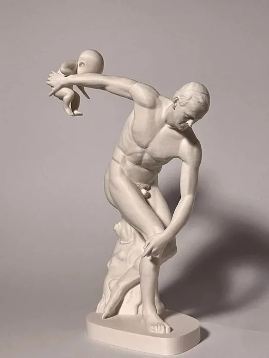 Statue, Childbol Sculpture John Paul II 2 Discus Thrower - 24 cm - Plastic