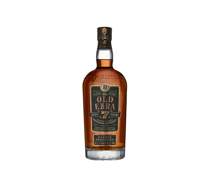 Ezra Brooks 7 Year Old Old Ezra Barrel Strength Kentucky Straight Bourbon Whiskey (75cl, 58.5%)