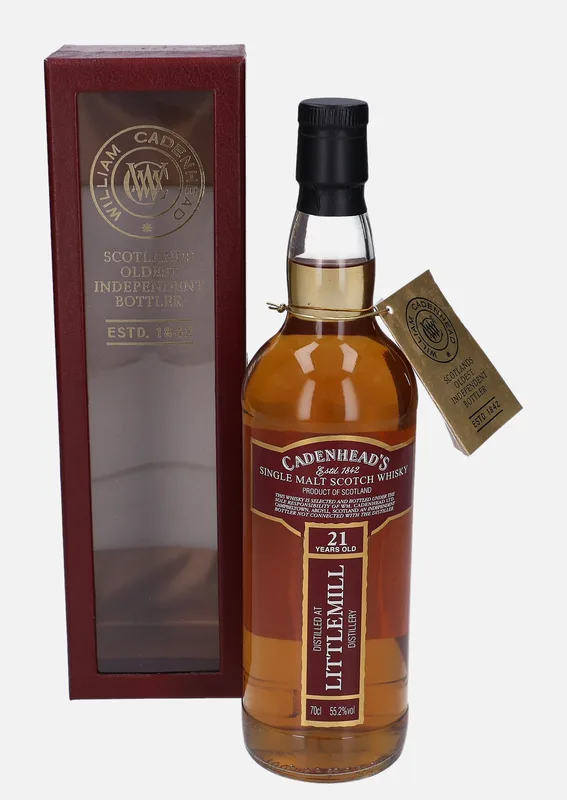 Littlemill – 1991 21 Year Old Wm. Cadenhead (70cl, 55.2%)