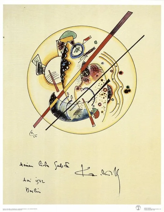 Bauhaus Archiv Berlin - Wassily Kandinsky - “Aus dem Gästebuch Galston, 1922”