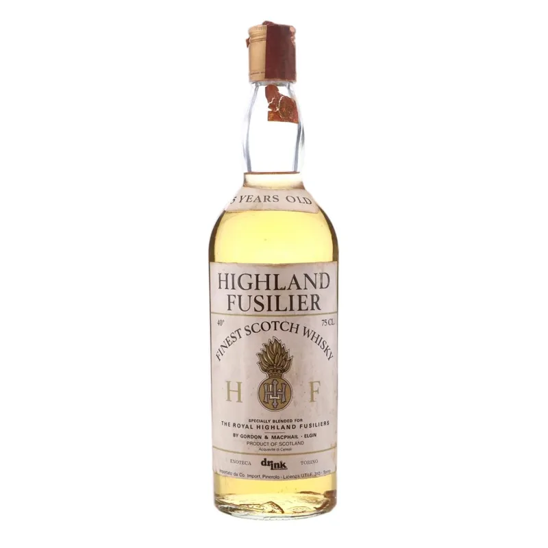 Highland Fusilier 5 Year Old 1970s / Co. Pinerolo Import (75cl, 40.00%)
