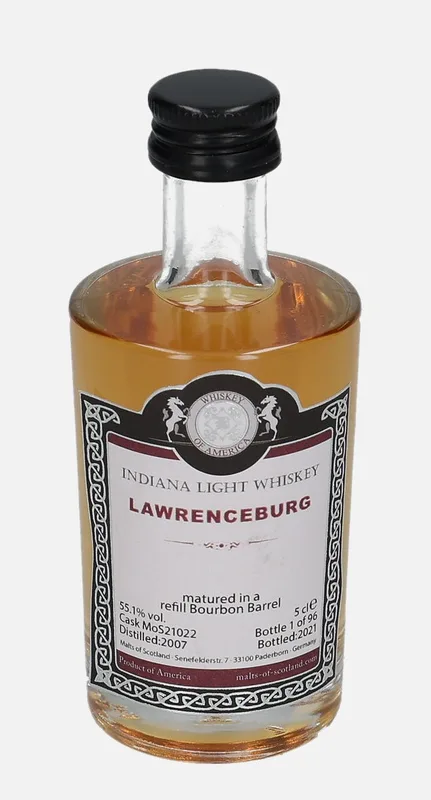 Lawrenceburg Distillery – 2007 Malts of Scotland (5cl, 55.1%)