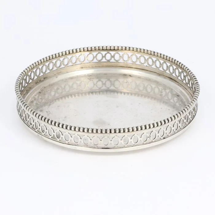 A. Presburg (Haarlem 1950) - Bottle coaster -.833 silver