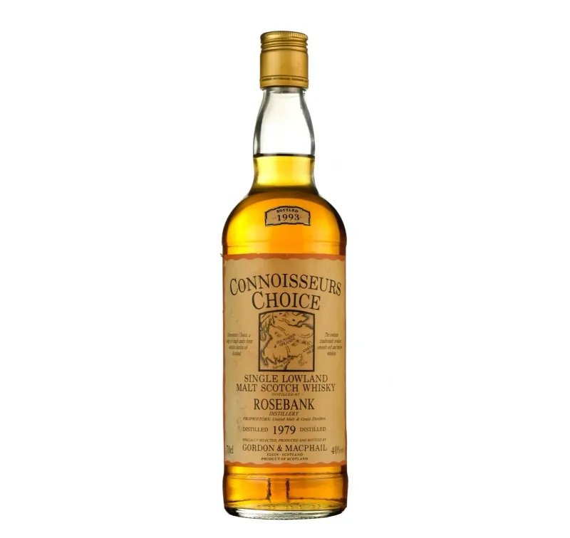 Rosebank – 1979 Gordon & MacPhail Connoisseurs Choice Single Malt Scotch Whisky (1993)