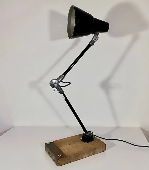 Seminara Torino - Desk lamp - FIAT Industrial Design bench lamp 1960s - Steel, Aluminium