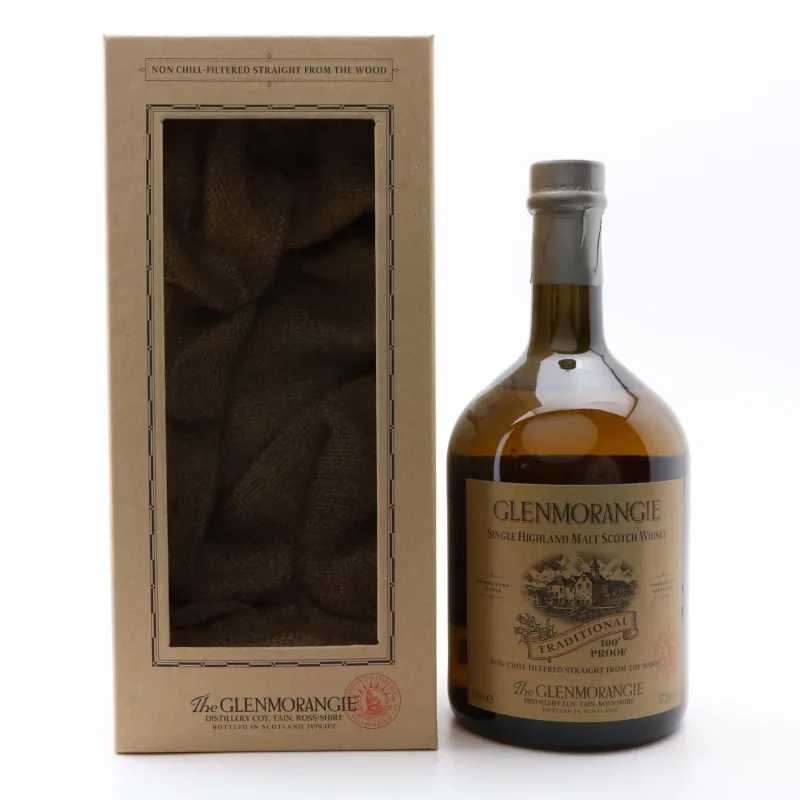 Glenmorangie – 10 Year Old Traditional 100 Proof Highland Single Malt Scotch Whisky (2005) (1L, 57.2%)