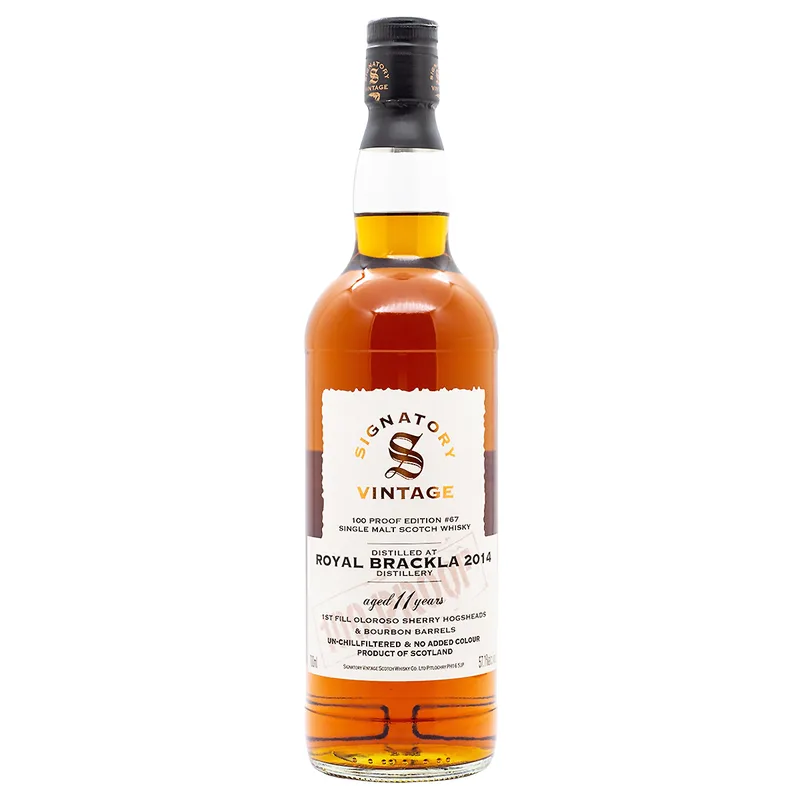 Signatory Vintage Royal Brackla 11 Year Old 2014/2025 100 Proof Edition #67 (70cl, 57.1%)