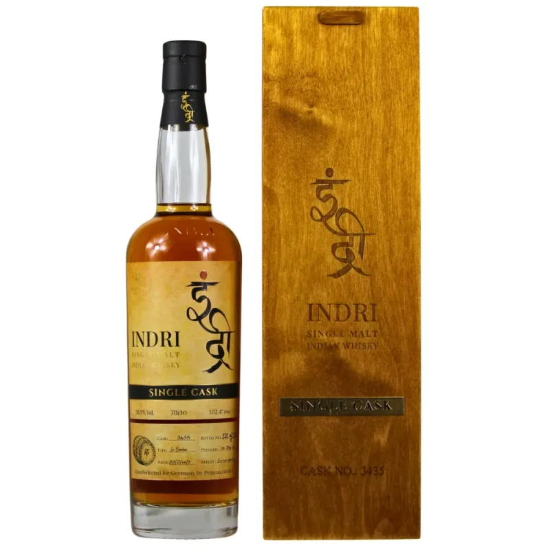 Indri 6 Year Old Single Cask (70cl, 58.5%)