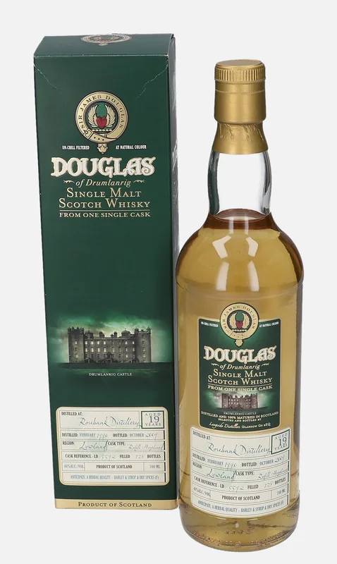 Rosebank – 1990 19 Year Old Langside Distillers Douglas of Drumlanrig