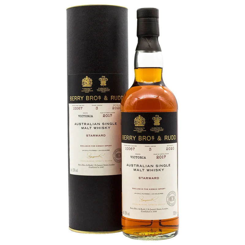 Berry Bros & Rudd Starward 3 Years Old 2017/2020 Cask 10067 (70cl, 53%)