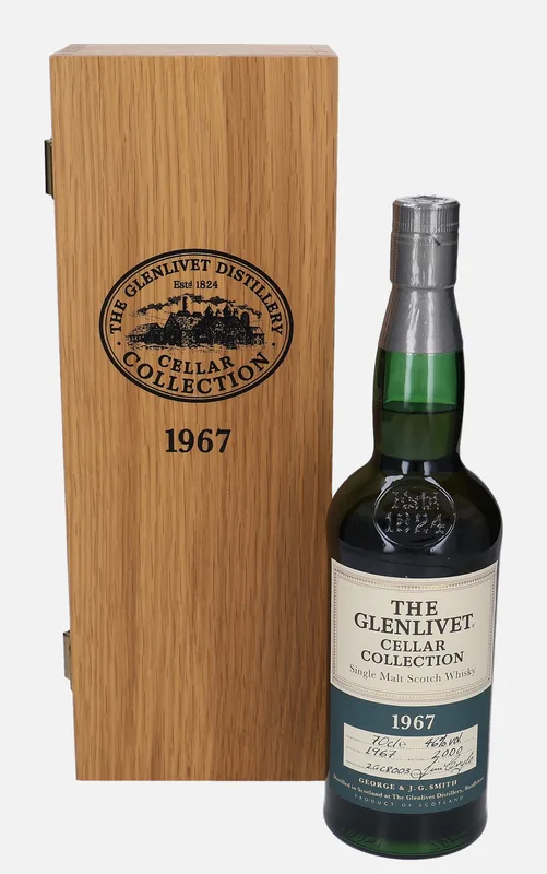 Glenlivet – 1967 33 Year Old Cellar Collection Sample Code 2GC8003