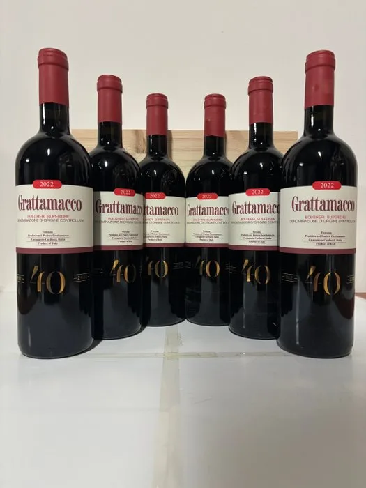 2022 Grattamacco - Tuscany DOC - 6 Bottles (0.75L)
