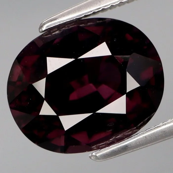 1 pcs Grey, Purple Spinel - 3.46 ct - International Gemological Institute (IGI) - Grey purple Spinel